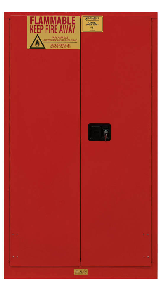 Flammable Storage Cabinet w/ 2 Manual Closing Doors, 60 gal.