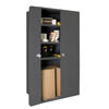 14 Gauge Cabinet with Bi-Fold Doors & Shelves - 36'W x 18'D x 72'H