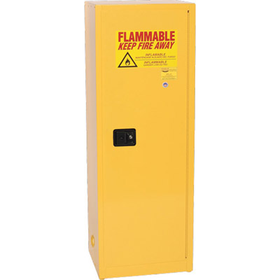 Space Saver Flammable Liquid Safety Cabinet- 24 Gallon Capacity (Manual Close)