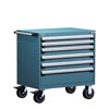 Heavy-Duty Mobile Cabinet, 6 Drawers