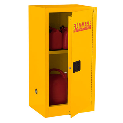 Compact Flammable Safety Cabinet - 16 Gallon Capacity 