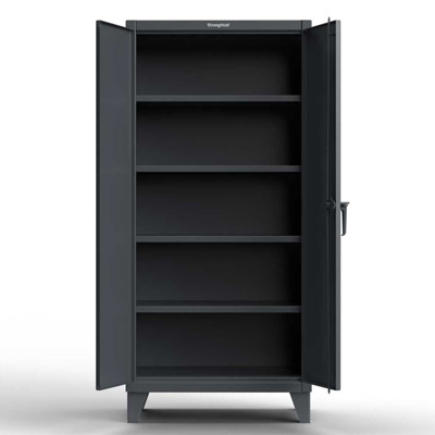 Extreme Duty 12 GA Cabinet with 4 Shelves, 36"W x 24"D x 78"H