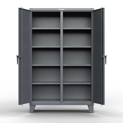 Strong Hold Plus Industrial Cabinet, Double Shift Doors - 48"W