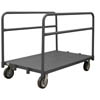 Adjustable Panel Moving Trucks, 6' Mold-on Rubber Cstrs, Lips Down