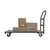 2 Sided Platform Truck with 4 Sockets & 1 Handle, 5 ' & 6' Mold-On Rubber Casters 