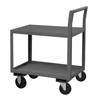 Low Deck Service Cart w/ 5' Polyolefin Casters (1,400 lbs. Capacity)
