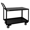 Low Deck Service Cart, 5' Polyurethane Cstrs