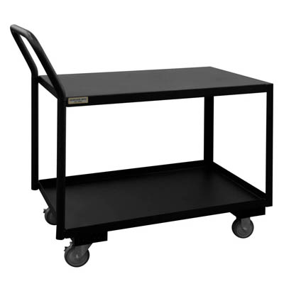 Low Deck Service Cart, 5" Polyurethane Cstrs
