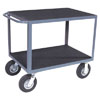 2 Shelf Instrument Cart w/ Vinyl Matting on Shelves, 24"W