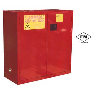 Safety Cabinet for Paint and Ink - Self Close, 43'W x 18'D x 65'H