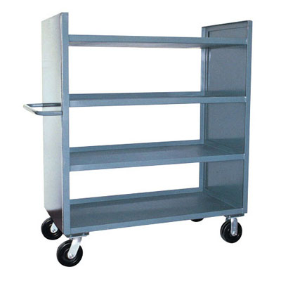 2-Sided Solid Truck w/ 4 Shelves, 24'W