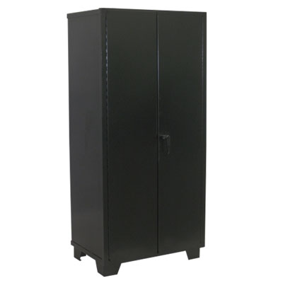 Model DL, 14 Gauge Cabinet with Shelves & Solid Doors - 48"W x 24"D x 78"H