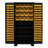Model DT, 14 Gauge Bin & Shelf Cabinet - 36'W x 24'D x 78'H