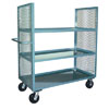 EC248 - 2-Sided Mesh Stock Truck w/ 3 Shelves, 24"W