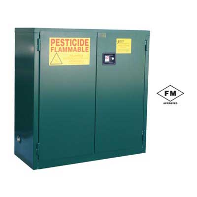 Safety Cabinet for Pesticides, 43' Wide, Self Close