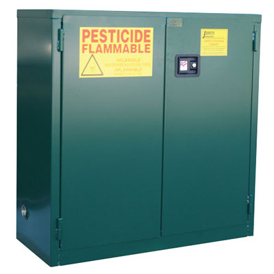 Safety Cabinet for Pesticides, 34" Wide, Manual Close