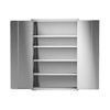 Stainless Steel Cabinet with Paddle Latch Handle - 36'W x 24'D x 73'H