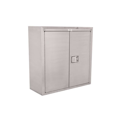 Stainless Steel Wall Cabinet with Shelves - 30'W x 12'D x 30'H