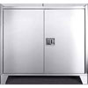 Stainless Steel Cabinet with Paddle Latch Handle - 36"W x 18"D x 37"H