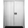 Stainless Steel Cabinet with Paddle Latch Handle - 48'W x 24'D x 61'H