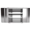 Stainless Steel Cabinet with Paddle Latch Handle - 36'W x 24'D x 37'H
