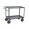 2 Shelf Ergonomic Handle Steel Vibration Reduction Cart, 36' Wide