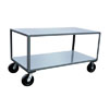 LW472 - 2 Shelf Reinforced Mobile Table, 4,800 lb. Capacity, 36" Wide