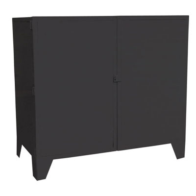 14 Gauge Solid Security Cabinet w/ Adjustable Shelves, 48'W x 24'D x 54'H