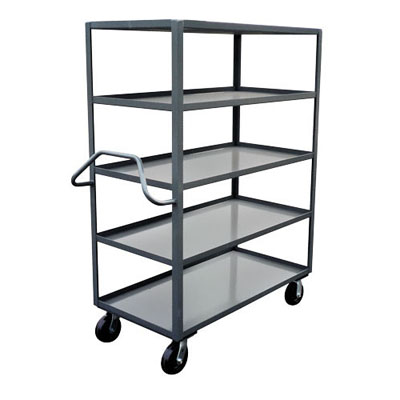 NE248 - 5-Shelf Ergonomic Stock Truck, 24"W