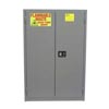 Double-Walled Hazardous Material Storage Cabinet, 23' Wide, Manual Close