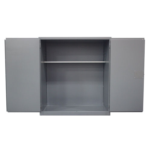 Double-Walled Hazardous Material Storage Cabinet, Manual Close