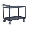 2 Shelf Low Profile Cart w/ High Handle, 30' Wide