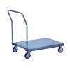 XP248 - Stainless Steel Platform Truck w/ Removable Handle, Steel Rigs & 5" Urethane Casters, 24" Wide