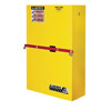 High Security Flammable Safety Cabinet w/ Steel Bar - Manual Close, 45 Gal Capacity