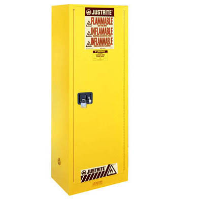 Sure-Grip EX Slimline Flammable Safety Cabinet - Manual Close, 22 Gal Capacity