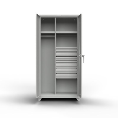48"W Lean Series Combination Cabinet w/ 7 Drawers