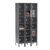 6 High Box C-Thru Locker, 36"W (Assembled)