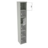 CBL6-121212-A- 6 High Box C-Thru Locker w/o Legs, 12"W (Assembled)