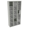 CBL6-121212-C- 6 High Box C-Thru Locker w/o Legs, 36"W (Assembled)