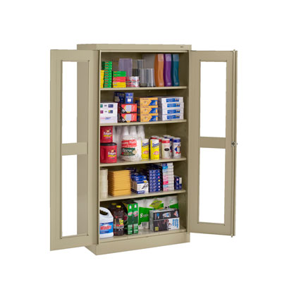 Standard C-Thru Storage Cabinet - 36'W x 18'D x 72'H