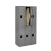 Double Tier Locker - Three Wide w/ Legs, 45'W (Assembled)