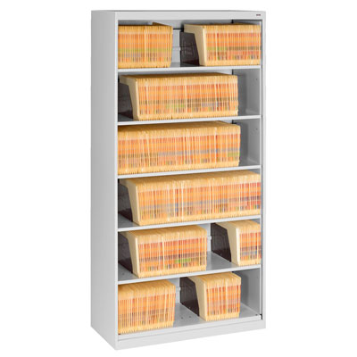 Open Fixed Shelf Lateral Files - 36'W x 16 1/2'D x 75 1/4'H