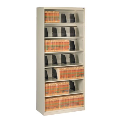 Open Fixed Shelf Lateral Files - 36'W x 16 1/2'D x 87'H