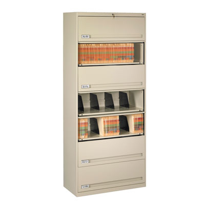 Closed Fixed Shelf Lateral Files - 36"W x 16 1/2"D