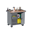 Mobile Workbench w/ 4 Drawers & Cabinet
