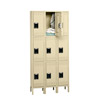 Triple Tier Locker - Three Wide w/ Legs, 36'W (Assembled)
