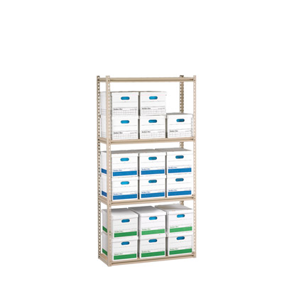 Z-Line Archive Shelving Unit With Decking, 42"W