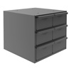 6 Drawer Cabinet - 2-3/4" High Standard Drawer