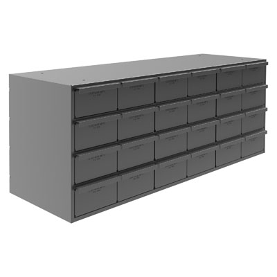 24 Drawer Cabinet - 11-1/4" Deep Drawers