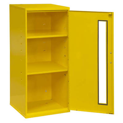 Spill Control / Respirator Cabinet - Yellow